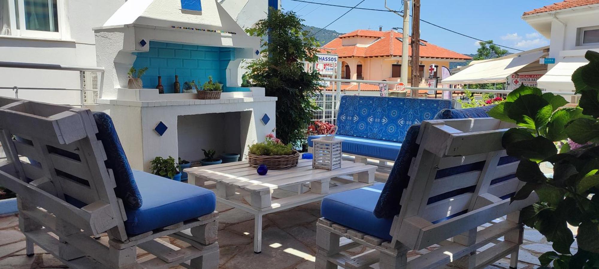 Celeste Deluxe Apartments Skala Potamia  Bagian luar foto