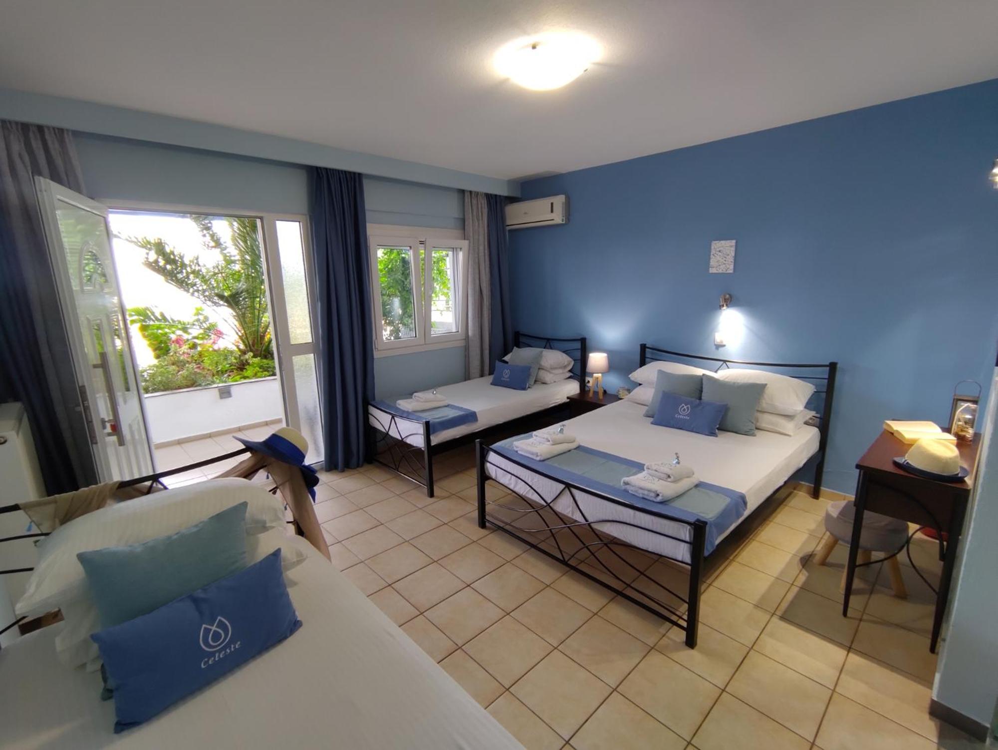 Celeste Deluxe Apartments Skala Potamia  Bagian luar foto