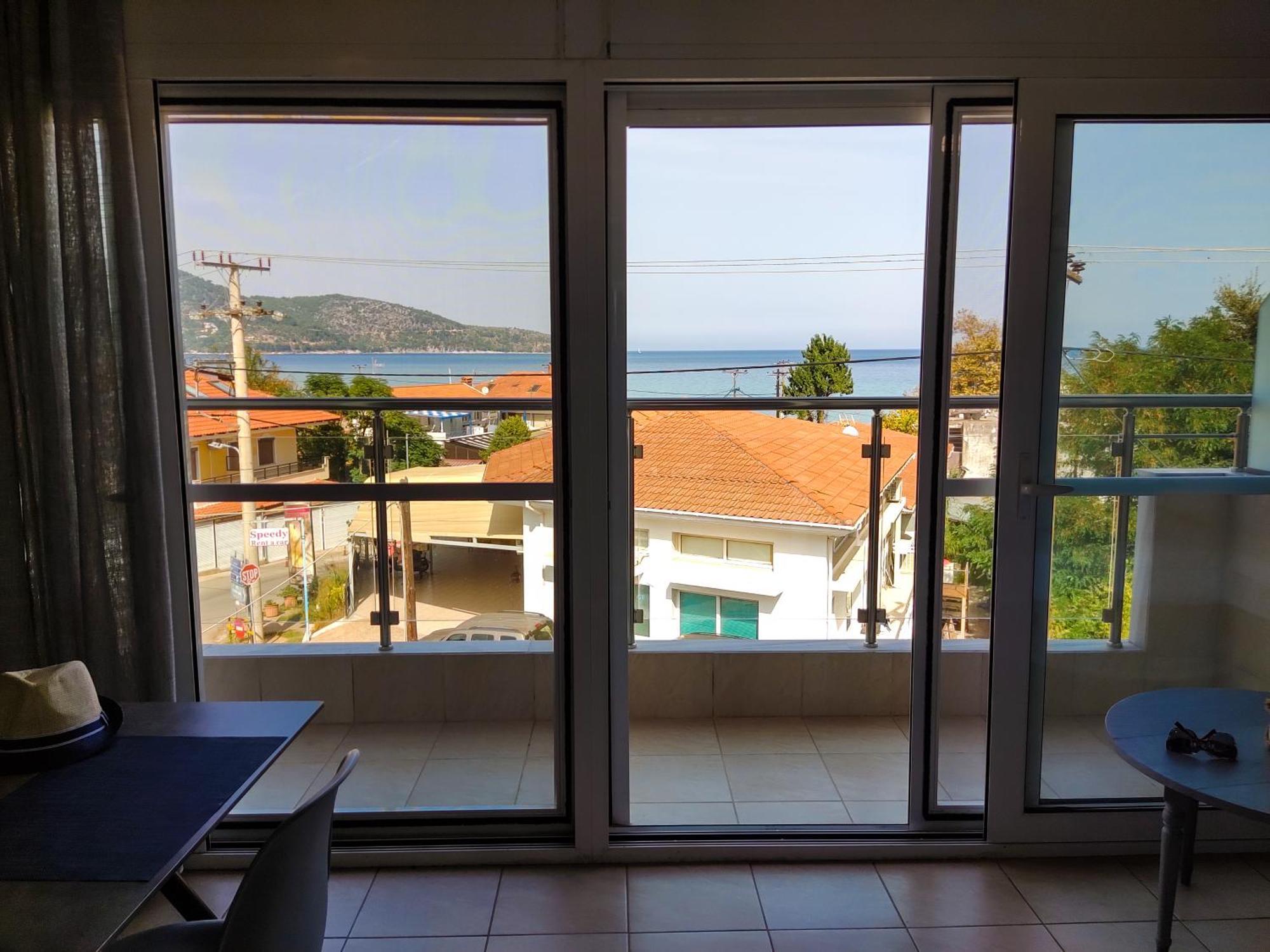 Celeste Deluxe Apartments Skala Potamia  Ruang foto